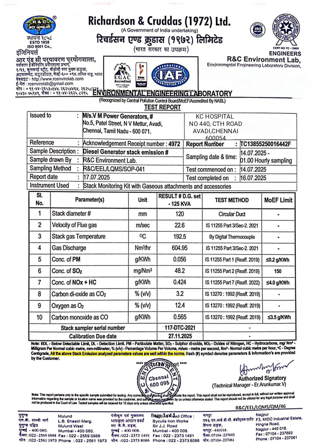 ISO Certificate